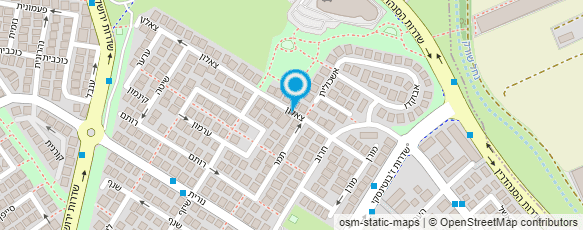 מפת הגעה אל איריס חן בלו