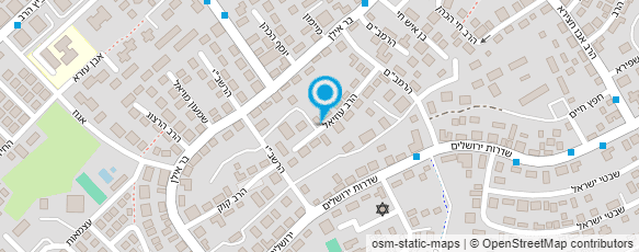 מפת הגעה אל אביחי לוגסי מעצב שיער