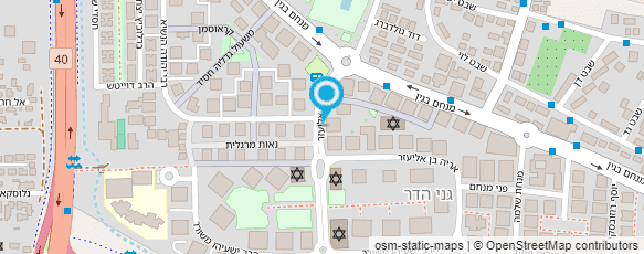 מפת הגעה אל שוורץ אלישבע