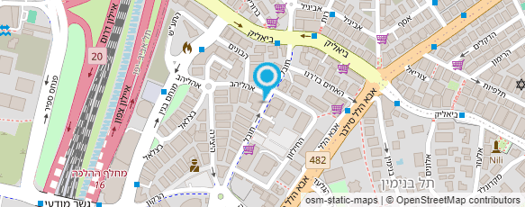 מפת הגעה אל איתי ורצ'יק - בניית אתרים