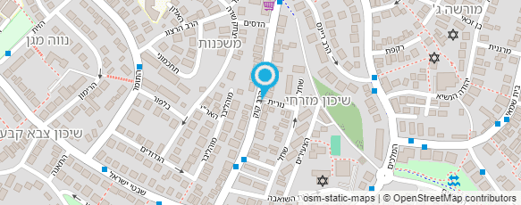 מפת הגעה אל פעוטון מזל