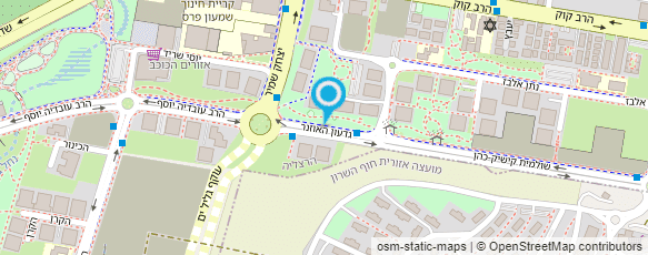 מפת הגעה אל שרון סלוצקי - מאמנת כושר אישית