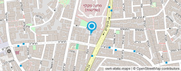 מפת הגעה אל מני פורת מורה פרטי לאנגלית