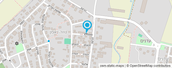 מפת הגעה אל נריה אהרוני מאמנת כושר