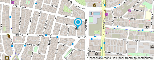 מפת הגעה אל מתן גודמן מורה פרטי