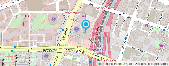 מפת הגעה אל בר דגים עזריאלי