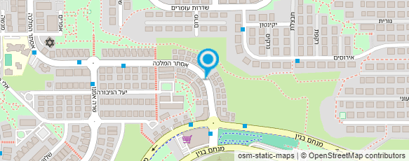 מפת הגעה אל סטודיו פסיפס של רבקה