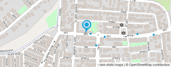 מפת הגעה אל קיוסק הכוכב