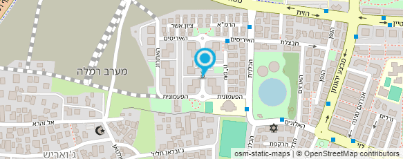 מפת הגעה אל רינה שלו מאפרת מקצועית