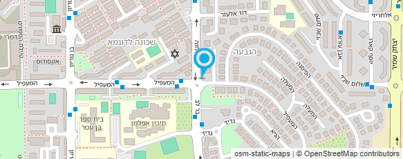 מפת הגעה אל אביב עיצוב שיער