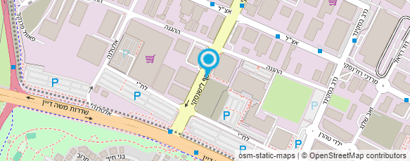 מפת הגעה אל מתחם לעיצוב הבית- שבעת הכוכבים