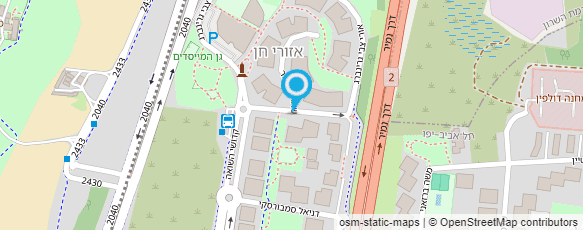 מפת הגעה אל אלין פריש - Soul Photography