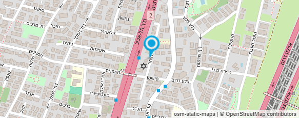 מפת הגעה אל א. שמש שירותי אבטחה