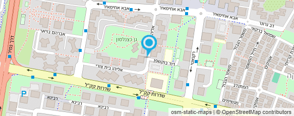 מפת הגעה אל משה מיכאלי - עיצוב שיער