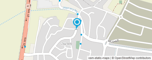 מפת הגעה אל טיפת חלב