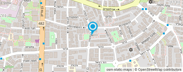 מפת הגעה אל נחמה טלפז מורה לפסנתר