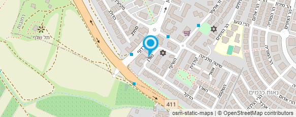 מפת הגעה אל האקדמיה לאיפור - מורן אברהם