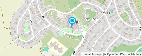 מפת הגעה אל קפה שרי כרמי יוסף