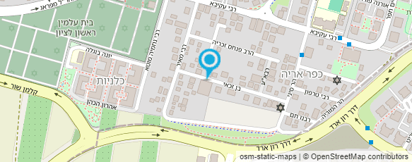 מפת הגעה אל מורן בוריה איפור קבוע