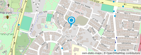 מפת הגעה אל אינסטלטור אדיר