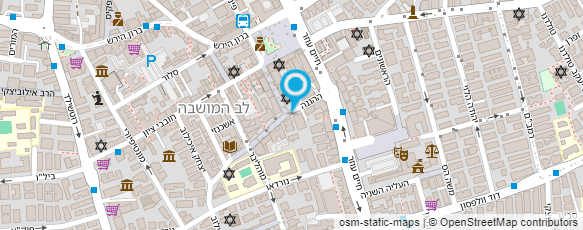 מפת הגעה אל מועדון אורח חיים בריא