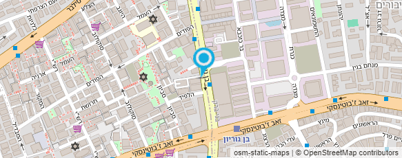 מפת הגעה אל סקין טסט סנטר