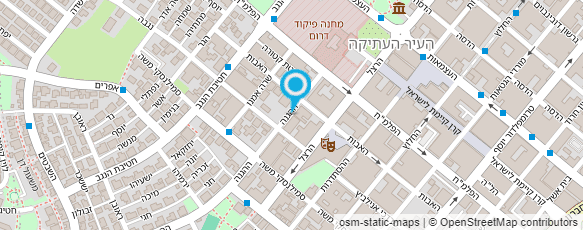 מפת הגעה אל השער לנגב