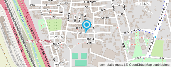 מפת הגעה אל גגות רעפים-מאסטר גגות ואיטומים