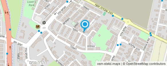 מפת הגעה אל יעל בולטין רפלקסולוגית