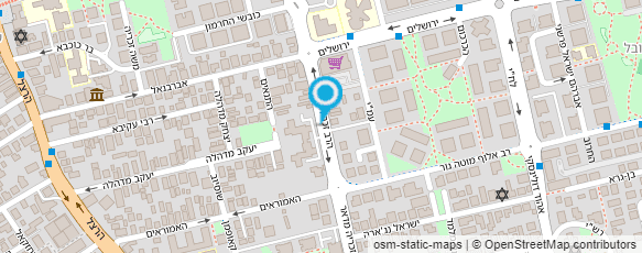 מפת הגעה אל מוניות אביב