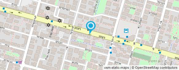 מפת הגעה אל Latinofitness