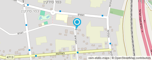 מפת הגעה אל אדוה זמיר אסף - תרפיה בתנועה