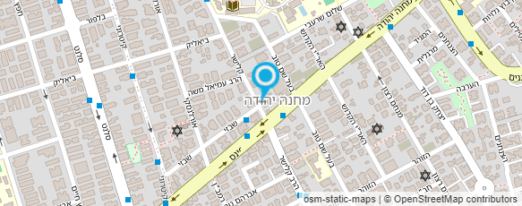 מפת הגעה אל פיצה טוניס