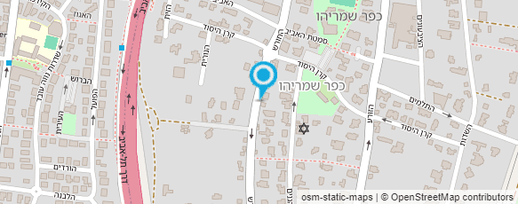 מפת הגעה אל עו"ד שחם רשף דנה