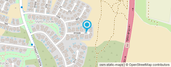 מפת הגעה אל עדה הירש מורה לברידג'