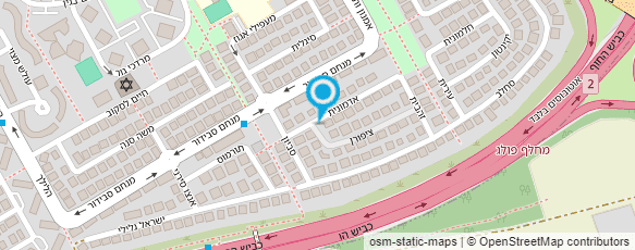 מפת הגעה אל סטודיו שרון