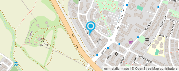 מפת הגעה אל פסנתרין psanterin