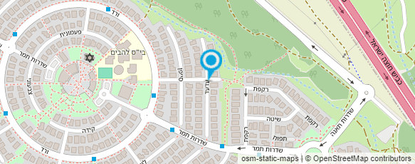 מפת הגעה אל בר יובל-שני