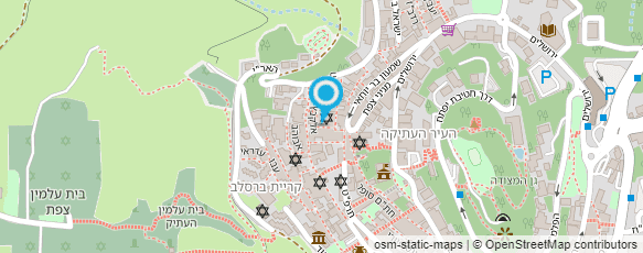 מפת הגעה אל אירוח בעתיקה