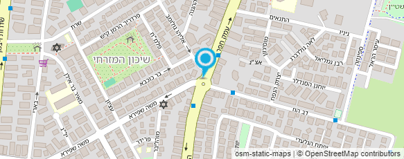 מפת הגעה אל אליחי שירותי אינסטלציה