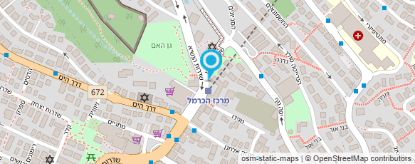 מפת הגעה אל דומינו'ס פיצה