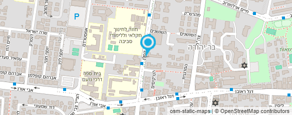 מפת הגעה אל יהודה סופיר - מורה לקלידים