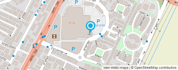 מפת הגעה אל דומינו'ס פיצה