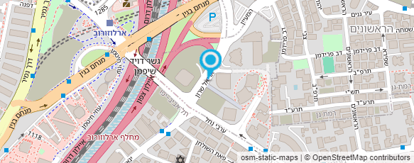 מפת הגעה אל איציק דוד