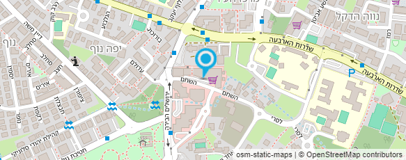 מפת הגעה אל מחסני תאורה