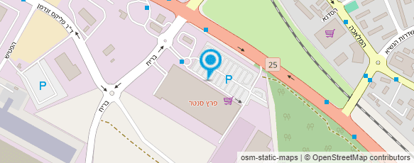 מפת הגעה אל מחסני תאורה