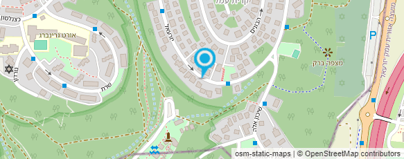 מפת הגעה אל חן צופית