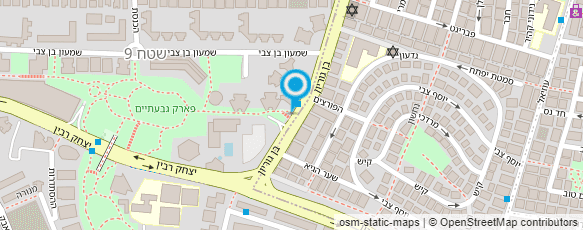 מפת הגעה אל אסף מרכז לשחייה וטיפול במים