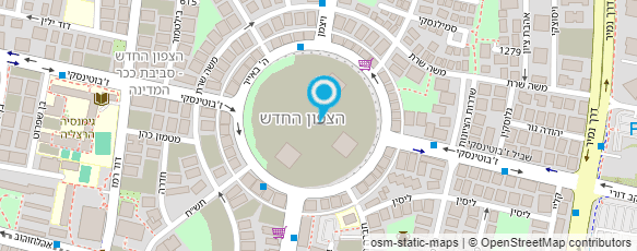 מפת הגעה אל מרק גט מובילים במרכז