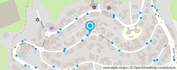 מפת הגעה אל אולם הנשיא